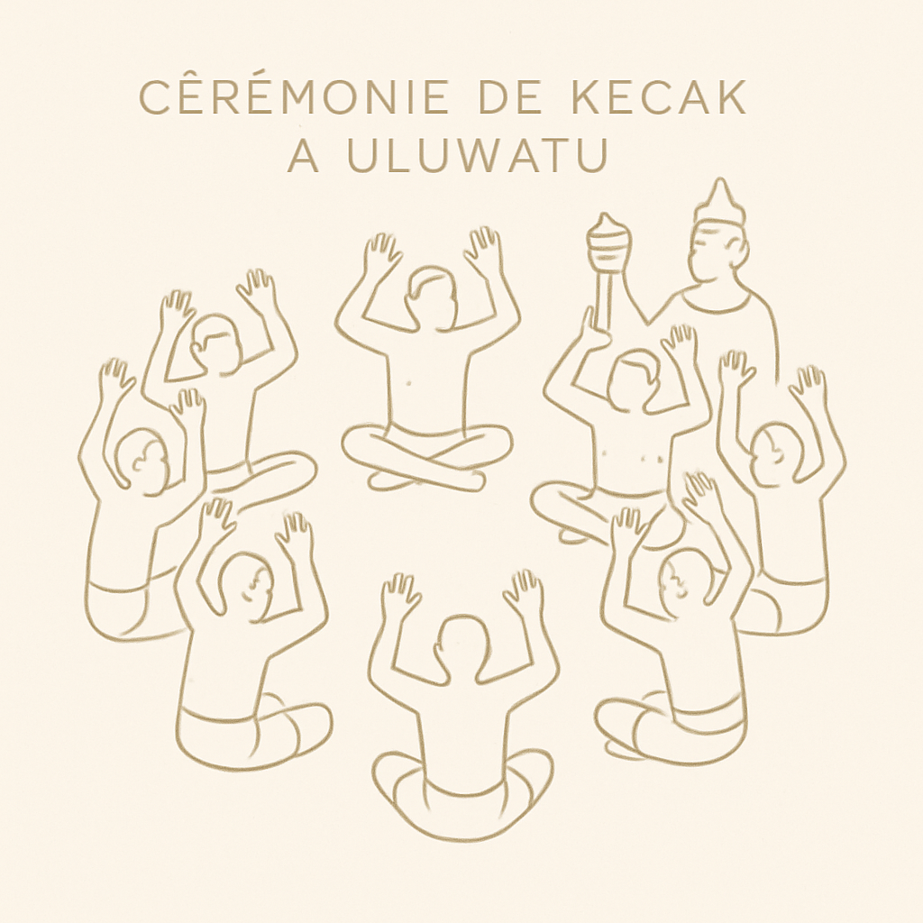 Cérémonie de Kecak à Uluwatu