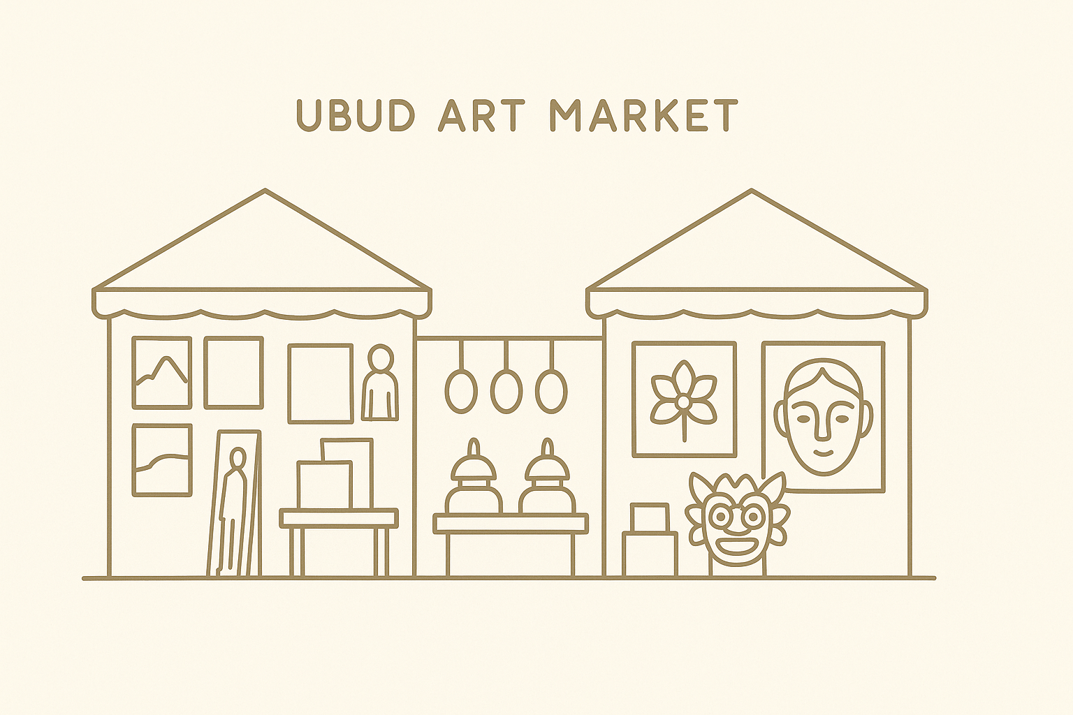 Marché d'art d'Ubud