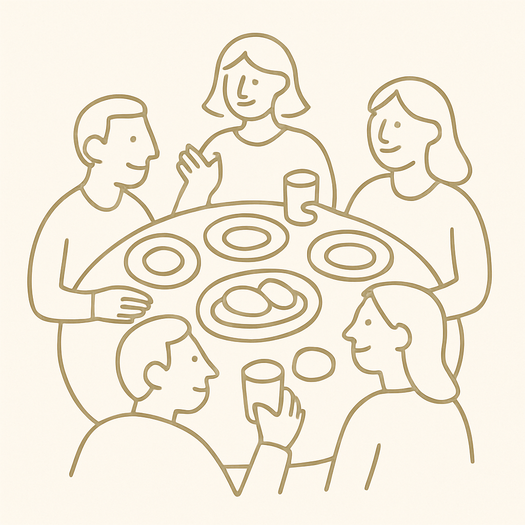 Partager des repas conviviaux