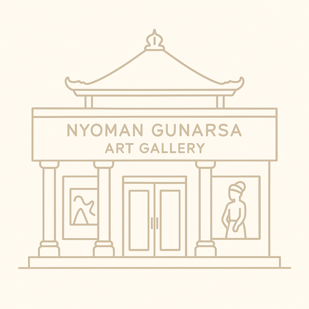 Visite de la galerie d'art de Nyoman Gunarsa