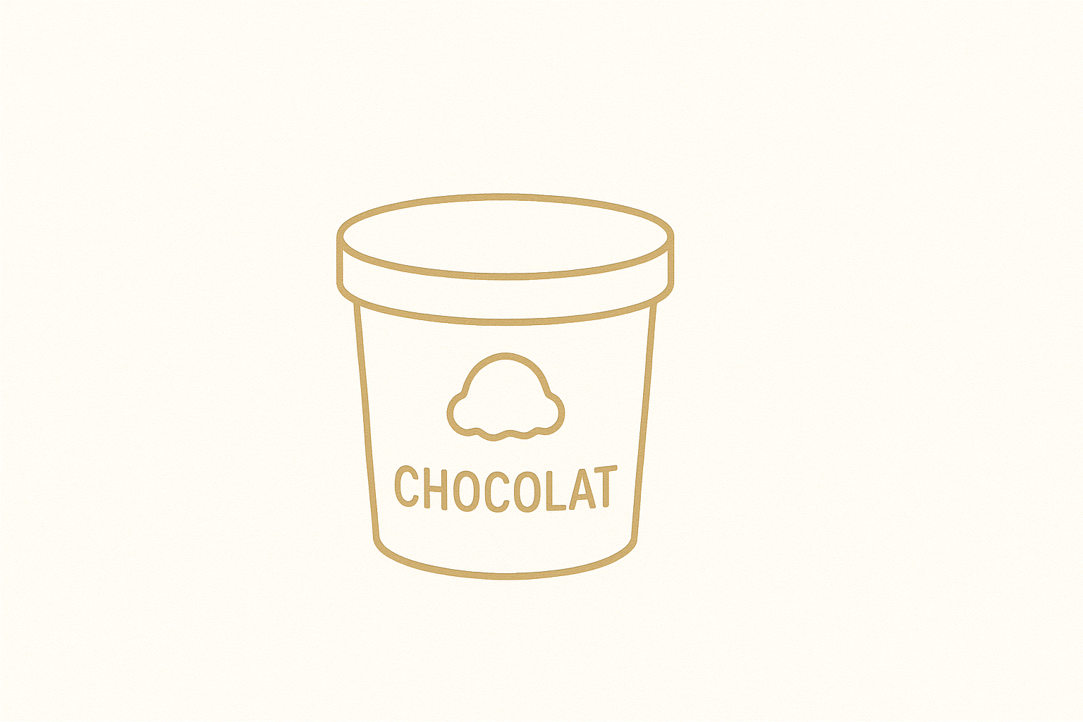 glace au chocolat
