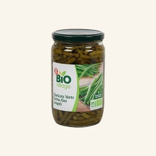 Le Bio Village Haricots Verts Extra-Fins Bio