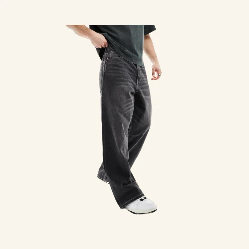 Bershka Baggy black man