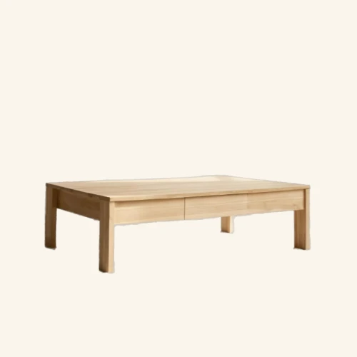 Tikamoon Eden – Table basse chêne rectangulaire