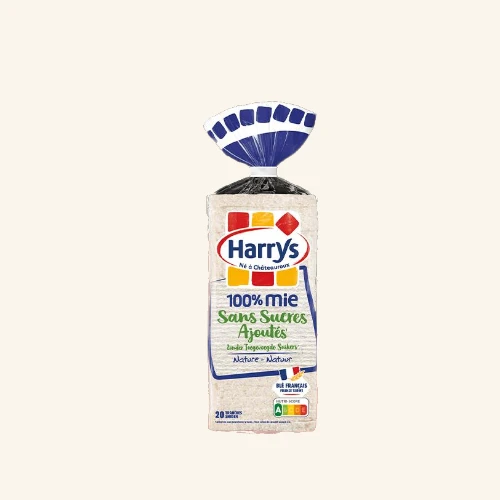 Harrys 100% Mie Sans Sucres Ajoutés