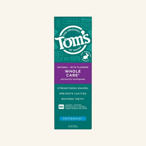 Tom’s of Maine Whole Care Fluoride Toothpaste
