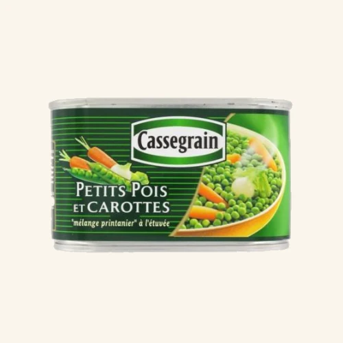 Cassegrain Petits Pois Carottes à l’Étuvée