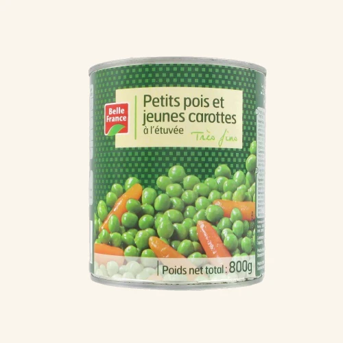 Le Jardin d’Orante Petits Pois et Jeunes Carottes au Jus