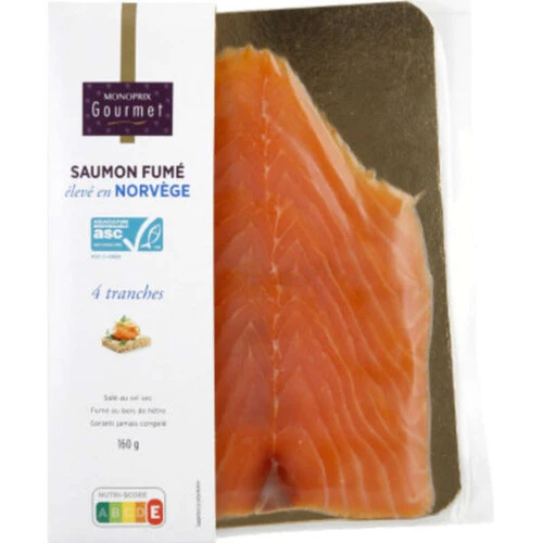 Monoprix Gourmet Saumon Fumé de Norvège