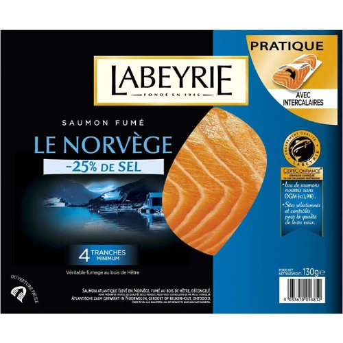 Labeyrie Saumon Fumé Norvège Sélection