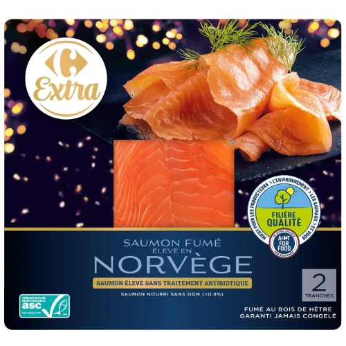 Carrefour Saumon Fumé Norvège