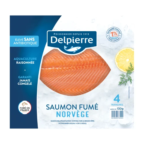 Delpierre Saumon Fumé Norvège