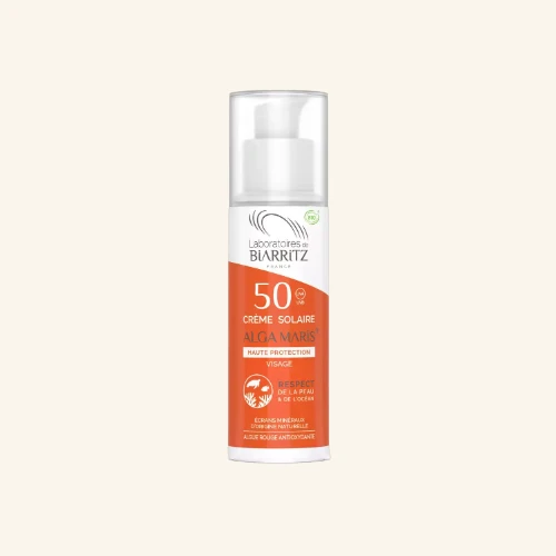 Laboratoires de Biarritz Alga Maris Crème Solaire Visage SPF50+