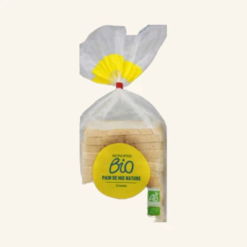 Monoprix Bio Pain de Mie Nature