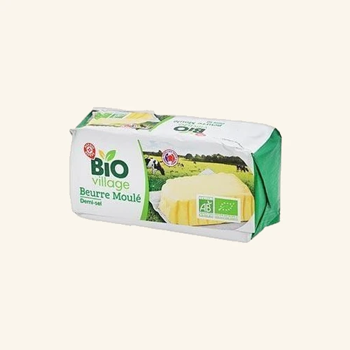 Bio Village Beurre bio demi-sel