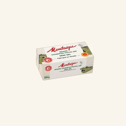 Montaigu Beurre AOP Charentes-Poitou demi-sel