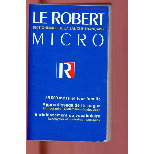 Dictionnaire Le Robert Micro Poche