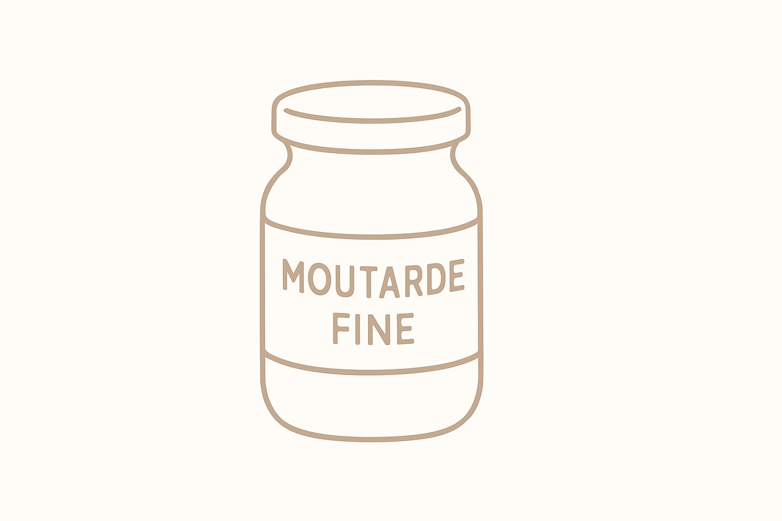 Moutarde fine