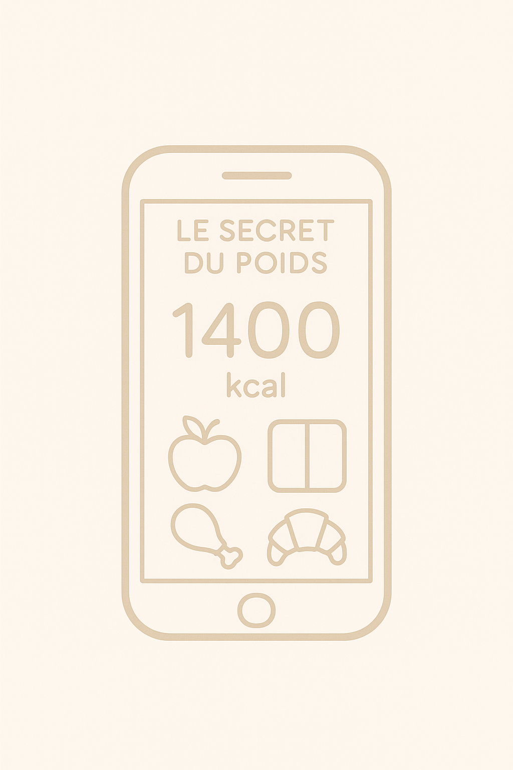 Application mobile « Le Secret du Poids » (LSDP) – comptage simplifié des calories