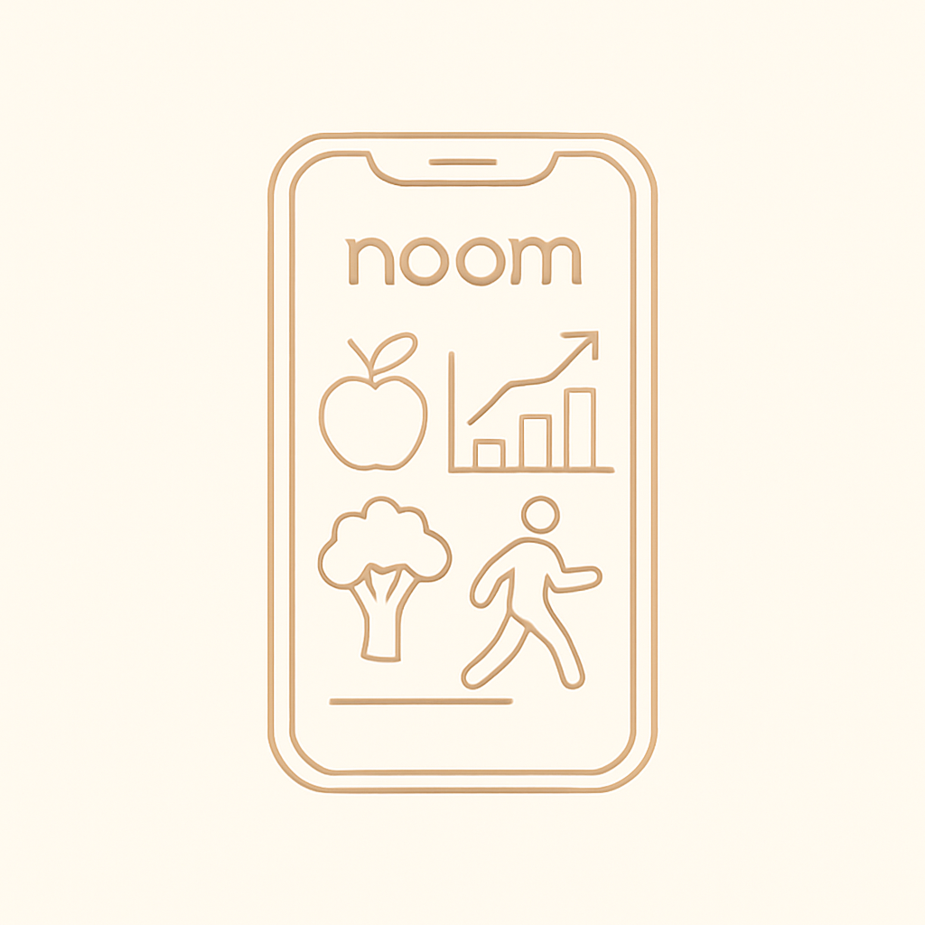 Programme digital Noom – coaching comportemental & suivi nutritionnel via application smartphone (iOS/Android)